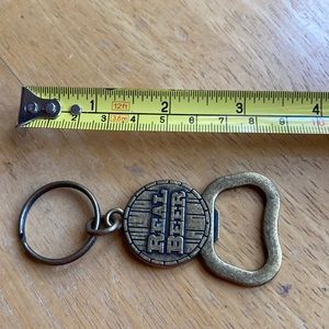 Red AK brewery beer opener Keychain in good condition